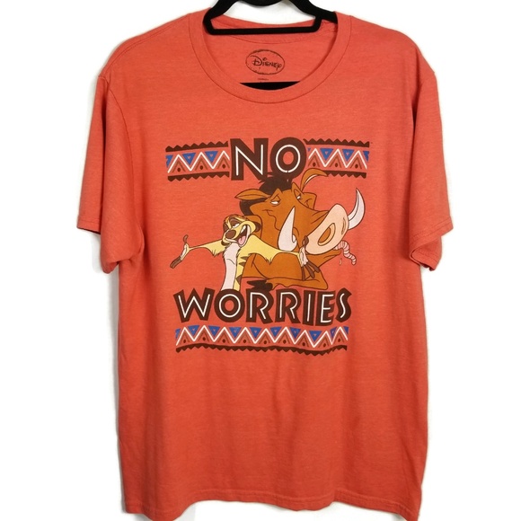 Disney Other - Disney Lion King Timon and Pumbaa No Worries Shirt